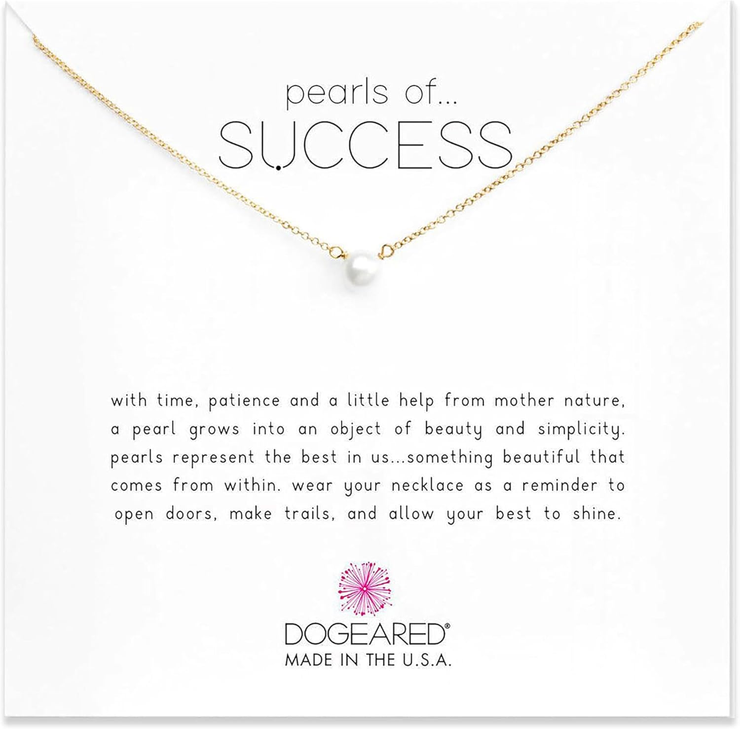 Dogeared Cultured-Freshwater Pearls of Success Necklace - Gifts for Mom