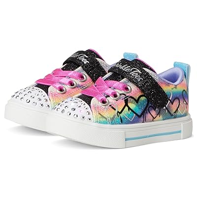 SKECHERS KIDS Twinkle Sparks Ombre Love 314823N (Toddler) Girls Shoes Black/Multi