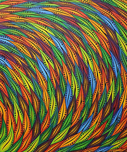 Tableau moderne Flamboyance eveillez vos sens et colorez vos murs