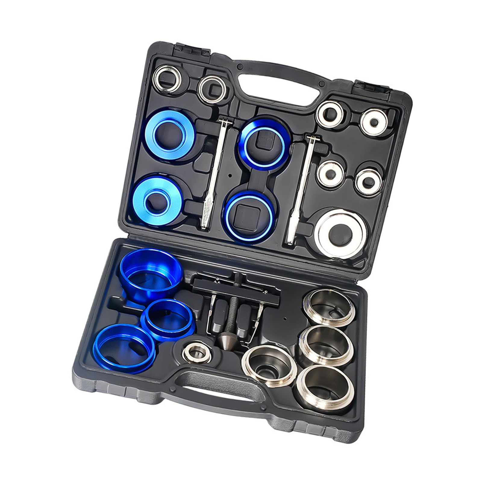 Kaeltsyn Black Steel Crankshaft Seal Set With Storage Box For Safe Transport And Use Professional Seal Tool