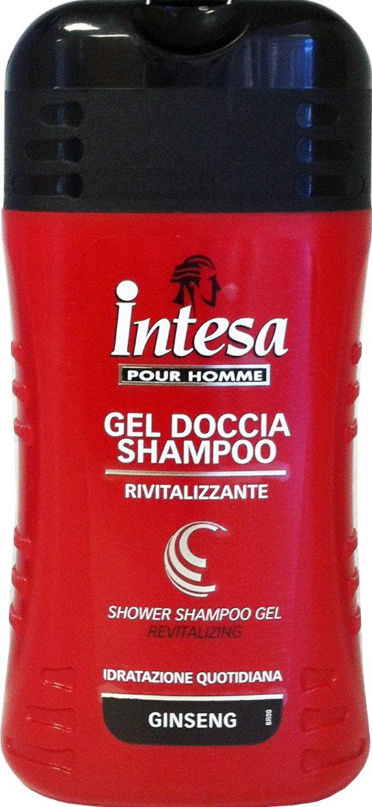 Lot de 12 shampooings Intesa Gel douche 250 ml.