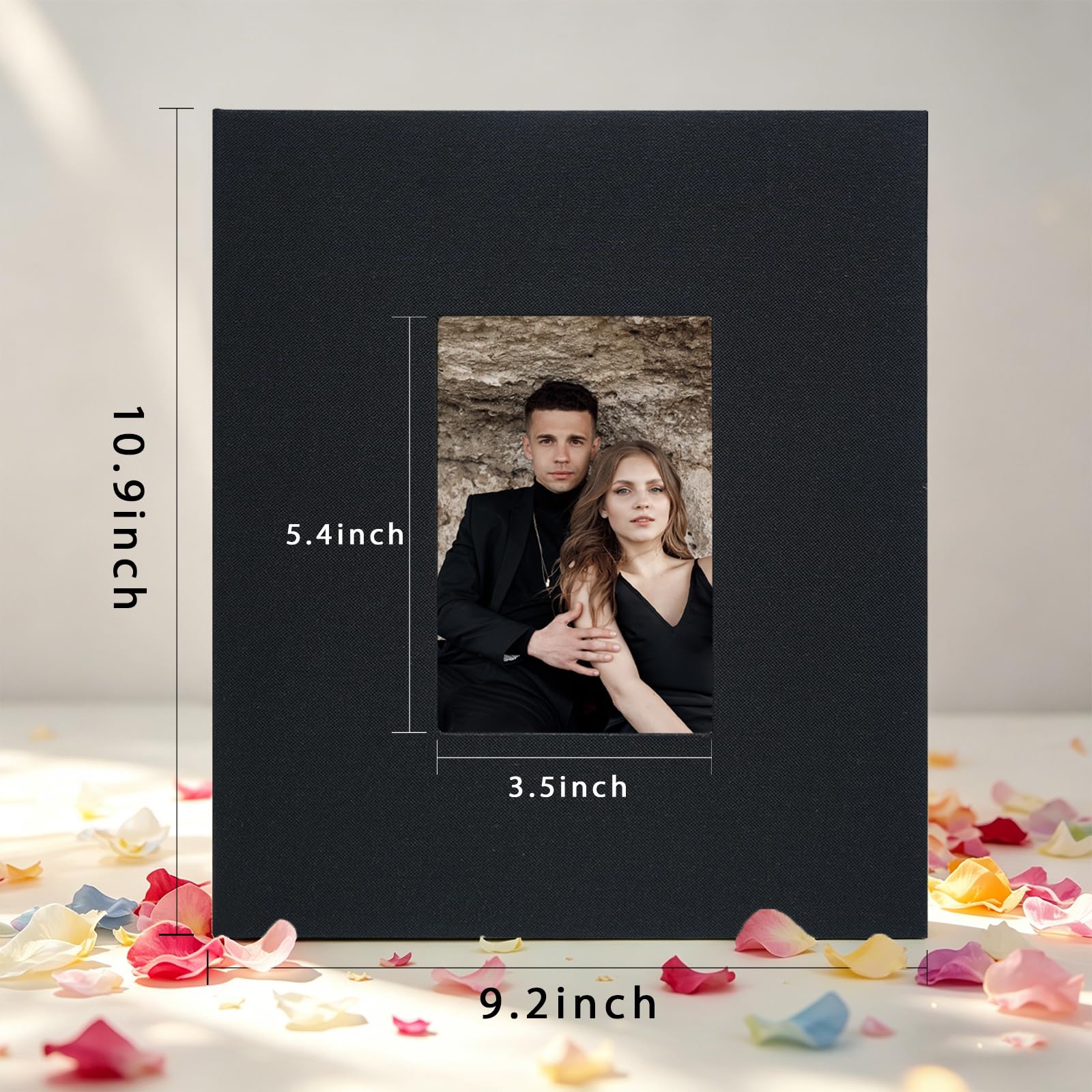 Album na zdjęcia, 2 szt., lniany album z obrazkami, 26-stronicowy, pomieści 52 zdjęcia, teczka prezentacyjna do przechowywania zdjęć lub certyfikatów