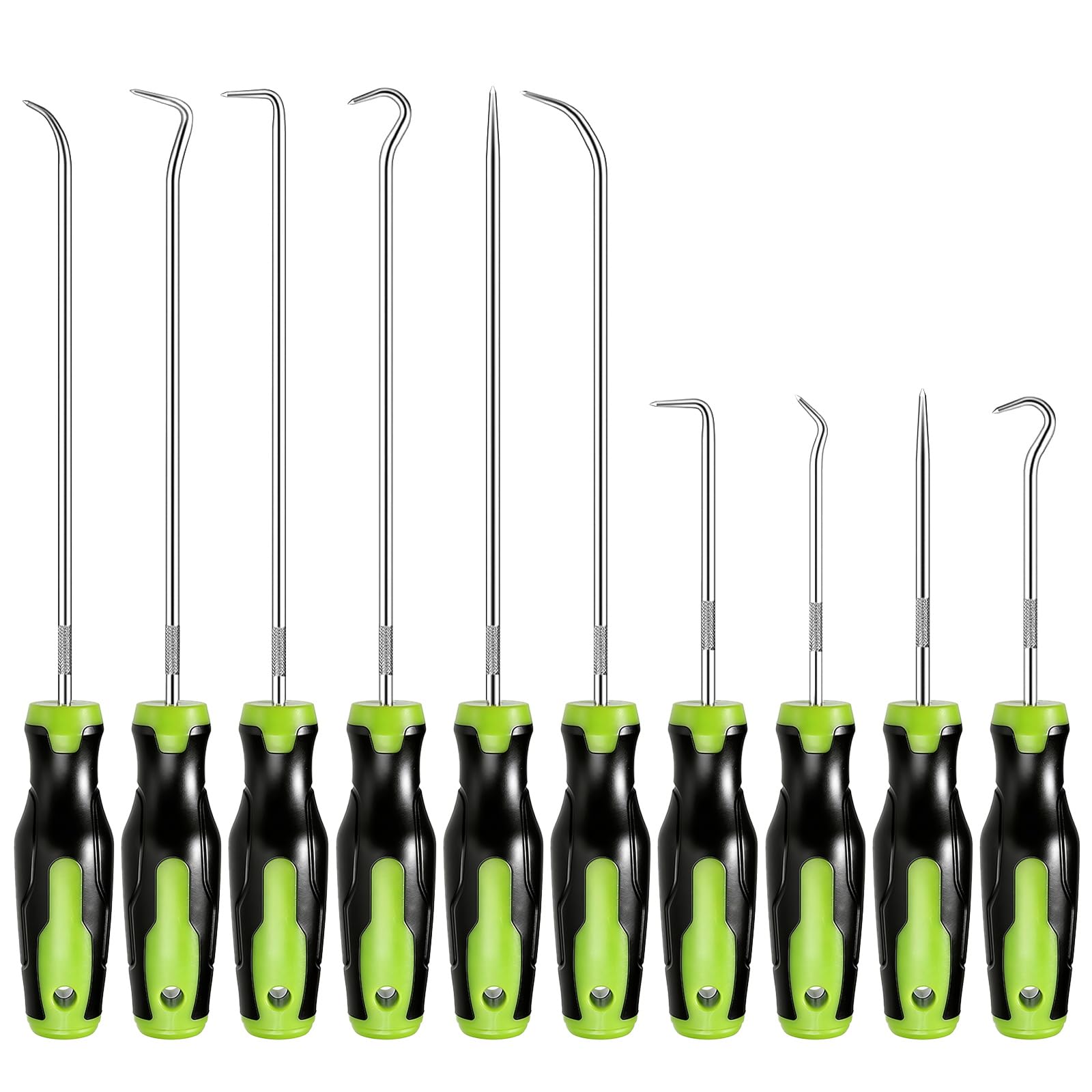 Hook and Pick Set, 10 pcs Precision Oil Seal Remover Hooks for Car Auto Oil Seal Mechanic Lock Picking Kit, Puller Remover Tools for Mechanics Automotive Work Wire Separation