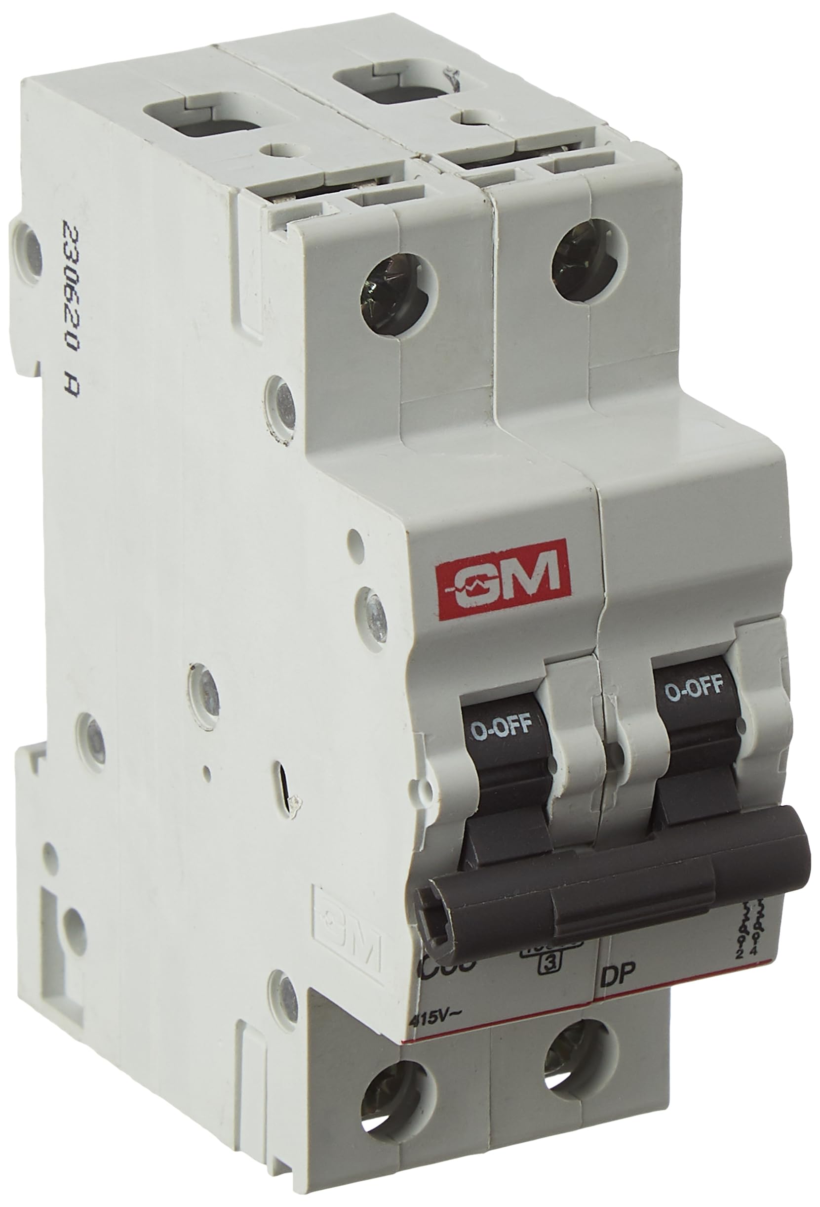 GM MCB 63A DOUBLE POLE 'C' TYPE