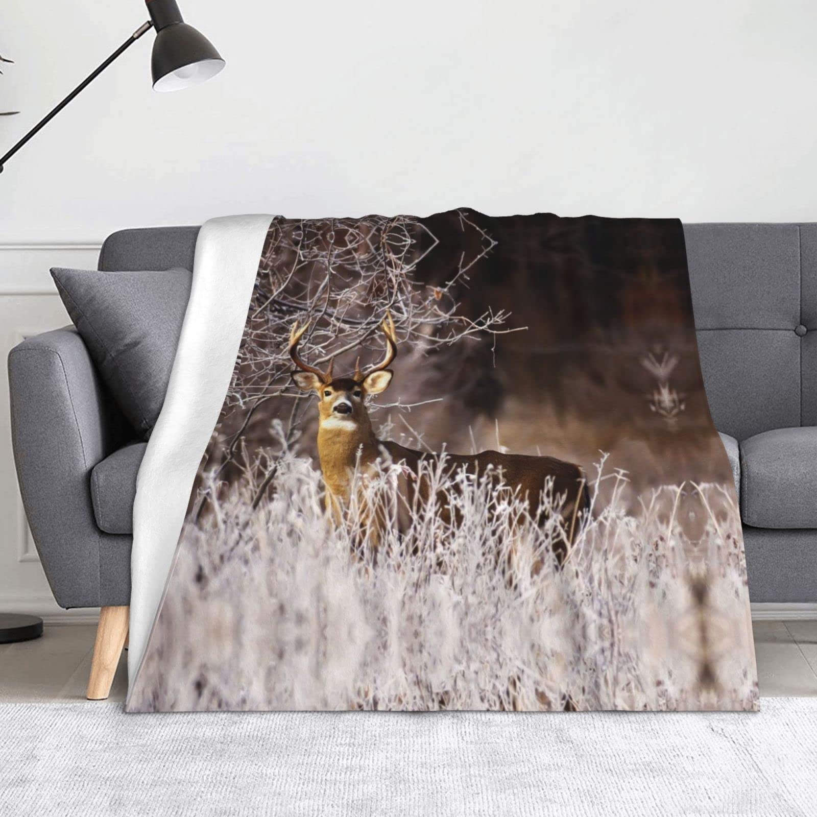 Couverture en microfibre super douce et confortable pour l'hiver