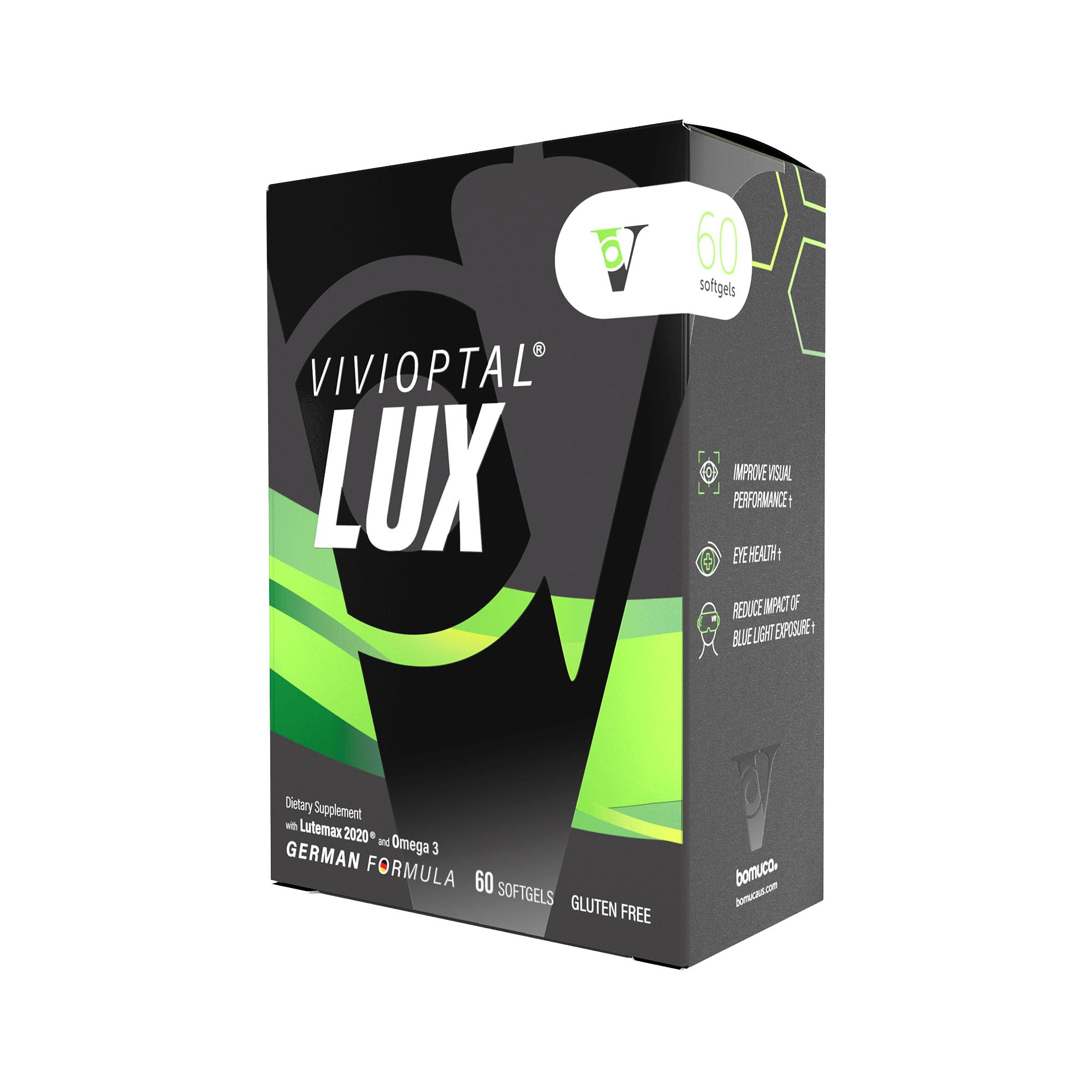 Amazon.com: Vivioptal Lux 60 Softgels, Omega 3, Zinc, and Vitamin