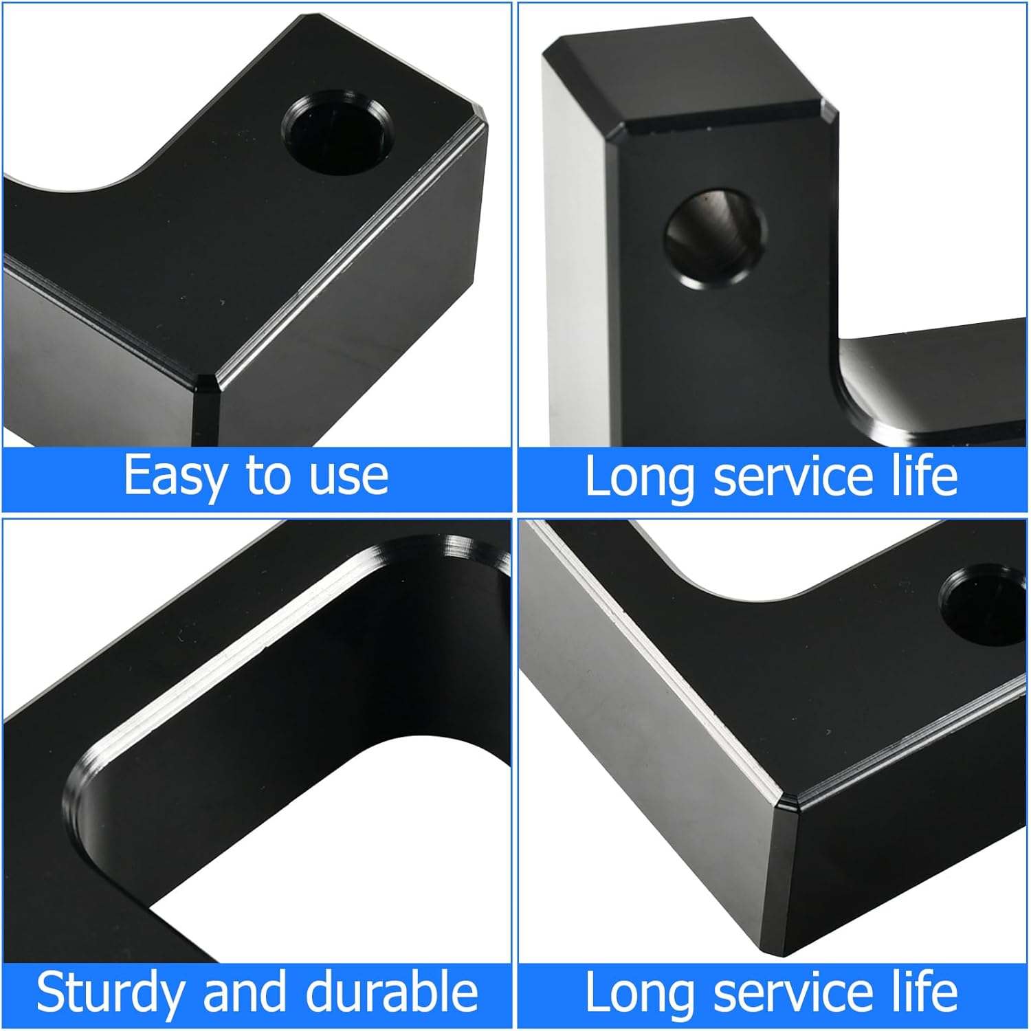2.5'' Inch Aluminum Front Leveling Lift Kit Compatible with Chevy Avalanche Silverado Suburban 1500 Tahoe Sierra Yukon XL1500 GMC Sierra GM 1500 LM 2007-2024 Black