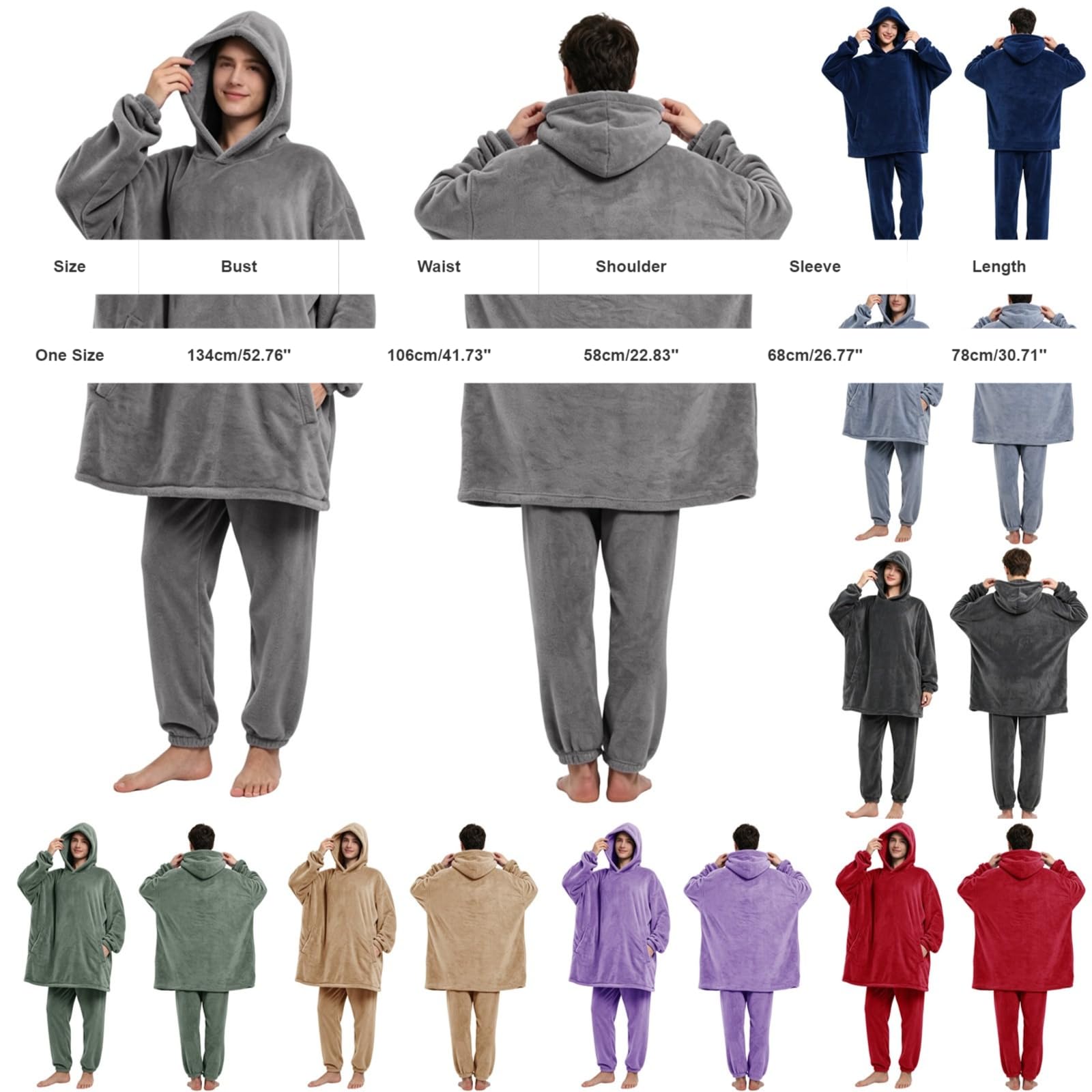 Jogginganzug Herren Sport Men Set üBergröße Laufkleidung Bequeme Sportanzug