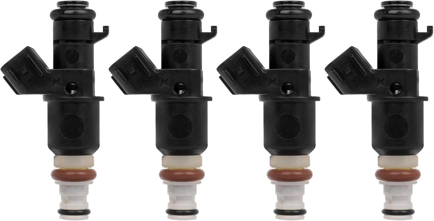 8 Holes 4Pcs Fuel Injector Replace 842-12294 SCITOO Automotive Engine Fuel Injector fit for 06-11 for Acura for CSX, 05-06 for Acura for RSX, 04-08 for Acura for TSX 2.4L, 06-11 for Honda for Civic