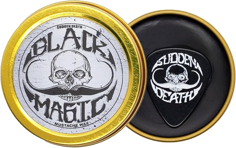 Cera preta para bigode ou barba THE VINTAGE GROOMING CO Death Grip, sem fragrância, 28 g