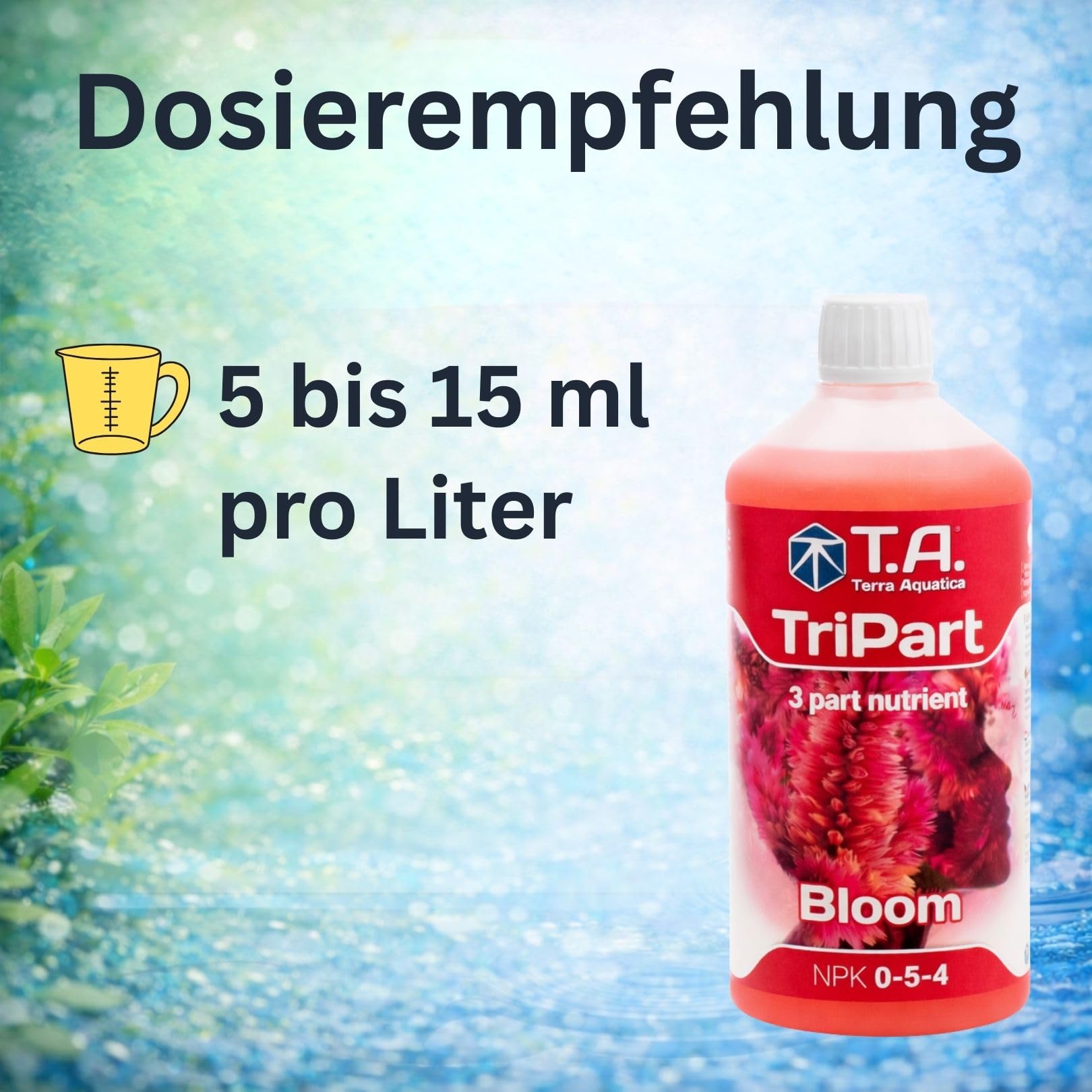 Weedness GHE FloraBloom Blütephase 5 Liter - Grow Dünger Naturdünger NPK Bio Tomaten Gurken Flüssigdünger Organischer