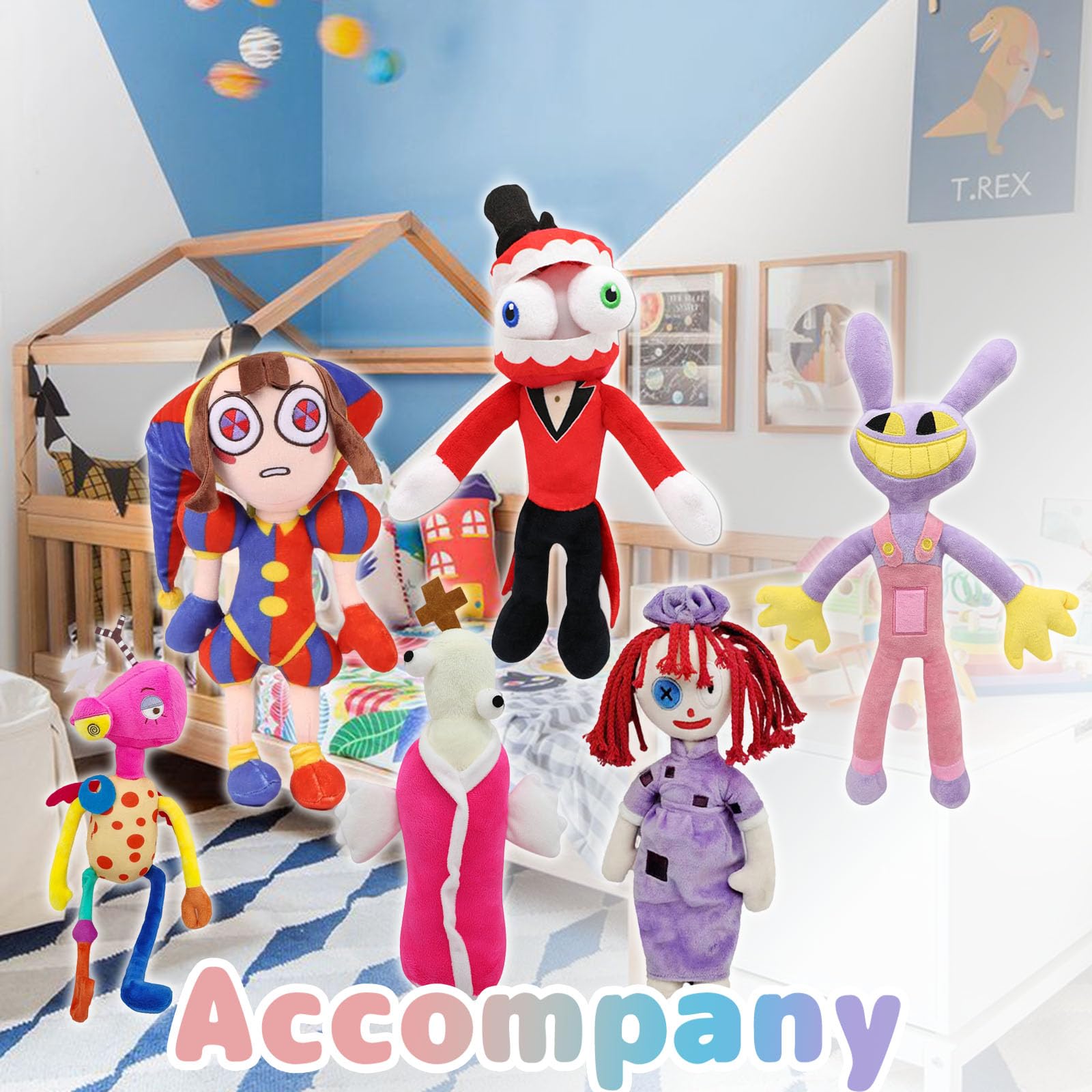 Amazon.co.jp: FPIAHPS デジタルサーカスぬいぐるみ ポムニ