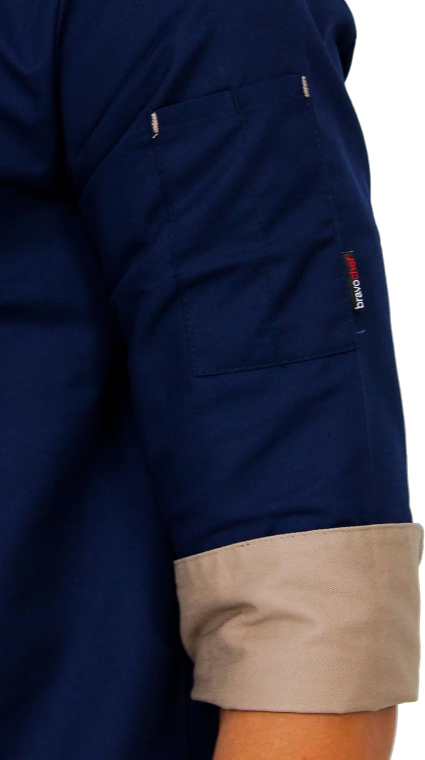 | Milan Exucute Chef Coat | Men´s Elegance Durability | Long Lasting Color | Light Fabric