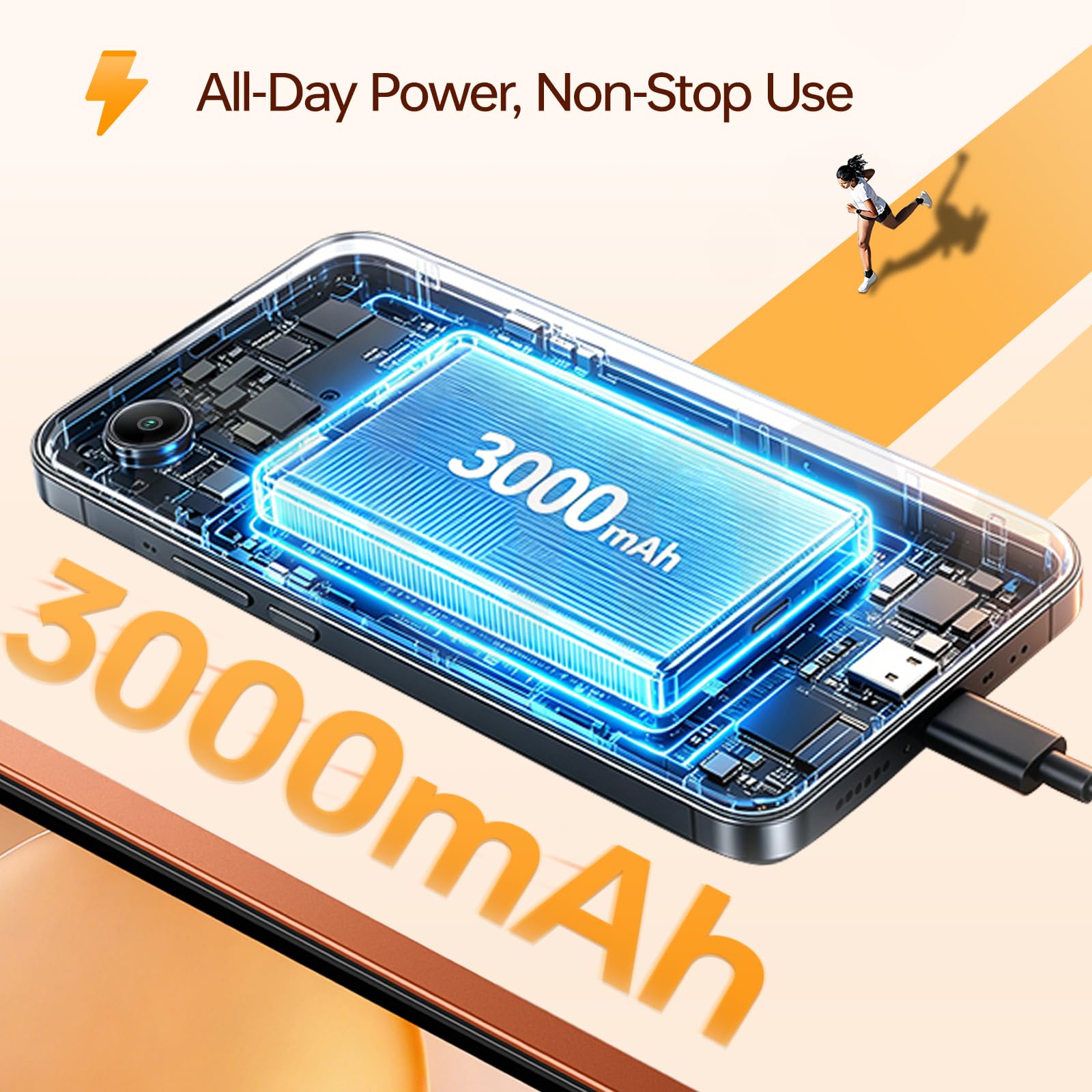 Blackview WAVE 2C Smartphone Android 16, 5" Mini Cellulare in Offerta | 12GB RAM+32GB ROM/1TB Telefono Cellulare in Offerta, 3000mAh Cellulari, 4G Dual SIM Telefoni, Face ID, 3 Slot Carte, 3.5mm