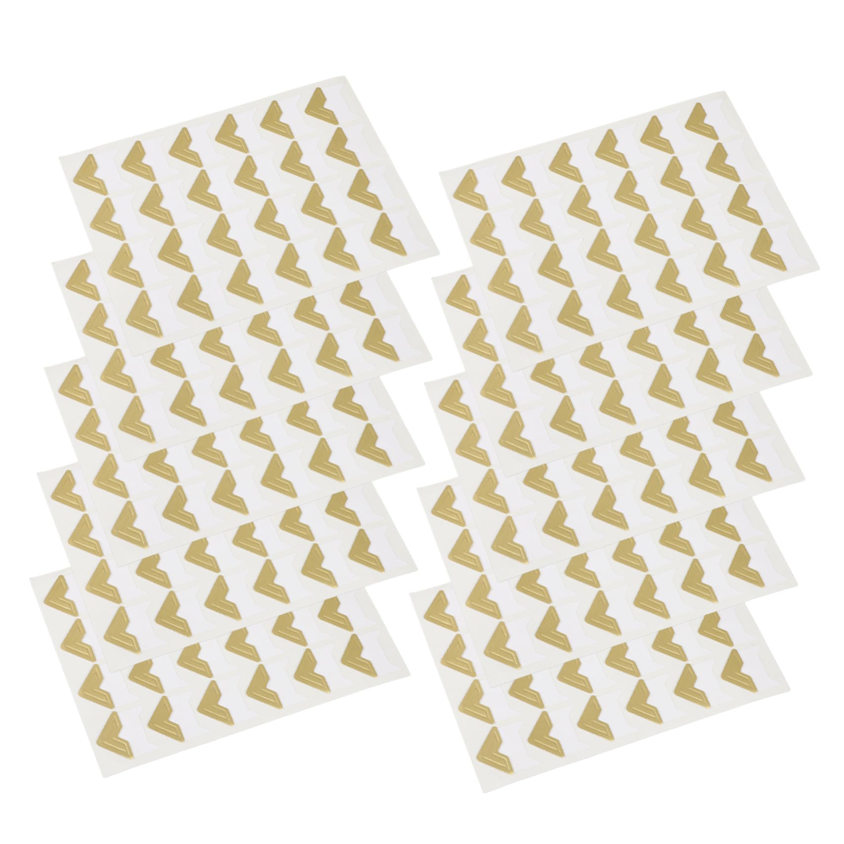 GLSTOY Cute Stickers for Scrapbooking 240pcs Photo Corner Stickers Self Adhesive for Photo Albums Journals