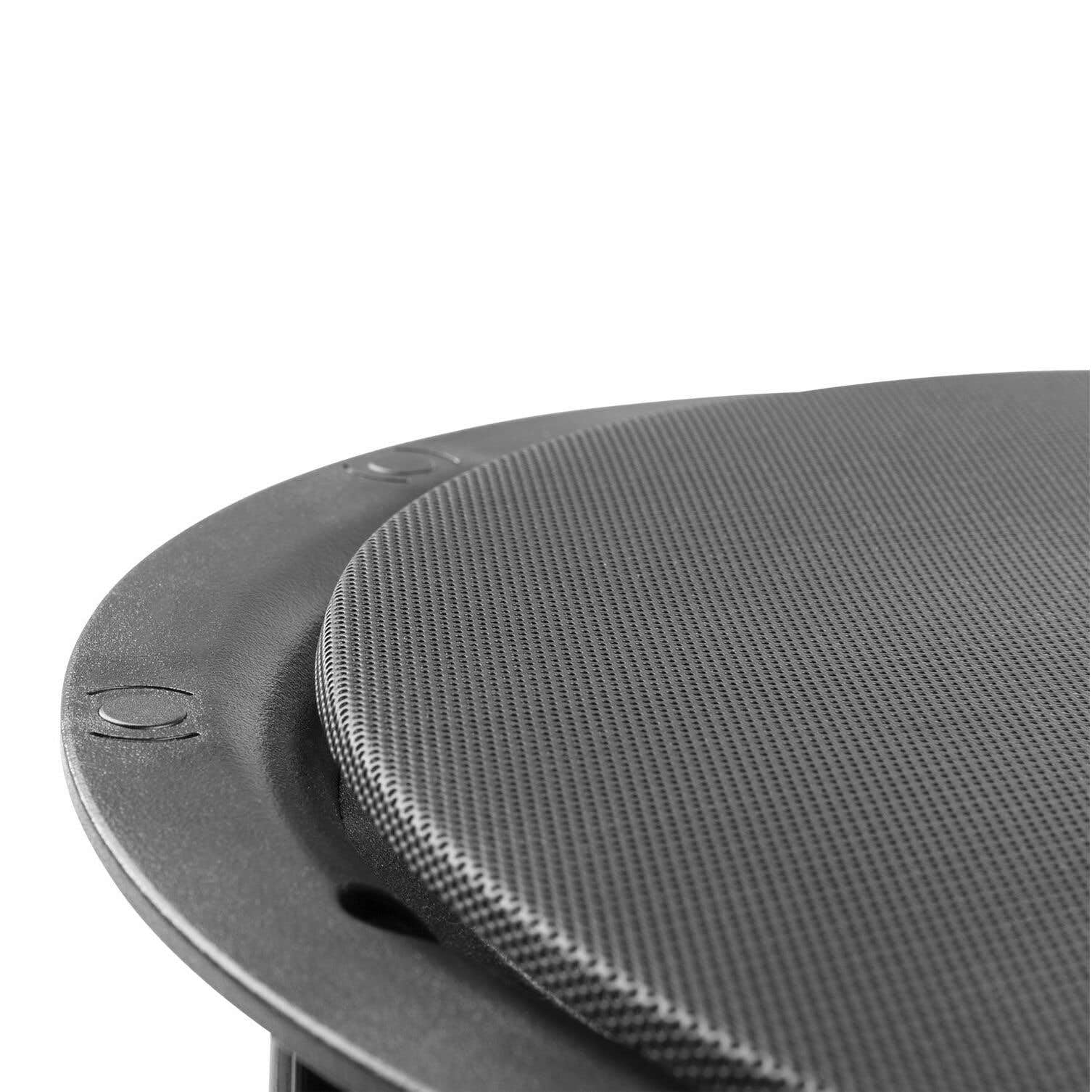 Power Dynamics NCSS8B - Altavoz de Techo (100 V, 8 Pulgadas, 40 W, 8 ohmios, Rejilla metálica, Altavoz con Sistema de fijación rápida), Ideal para instalación pública