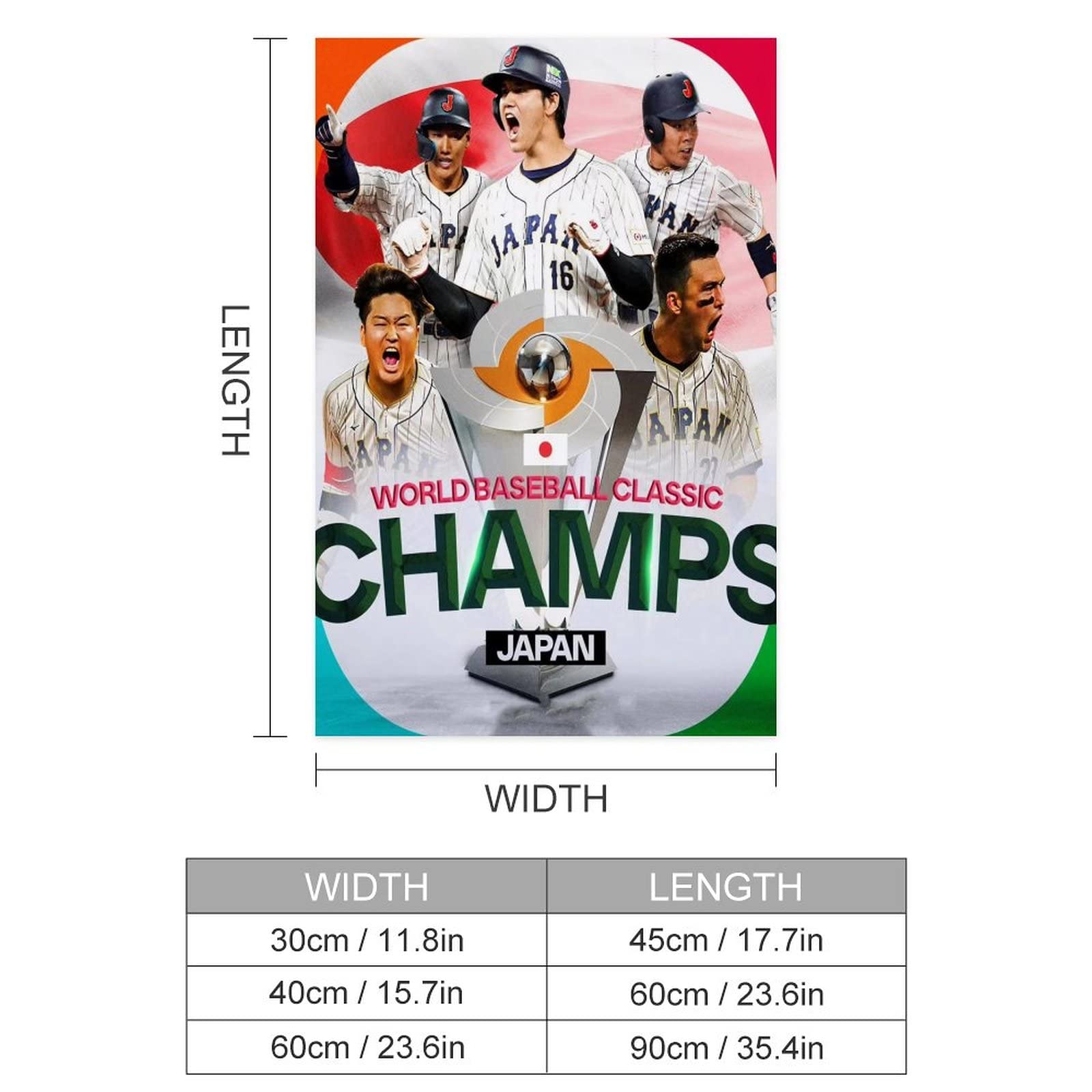 Amazon.co.jp: 2023 WBC 侍JAPAN 大谷翔平侍ジャパン優勝おめで
