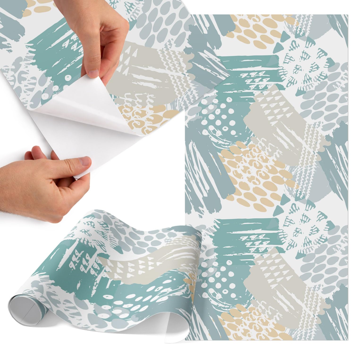 Papel autoadhesivo para puertas de armario y renovación de frentes de cocina mate