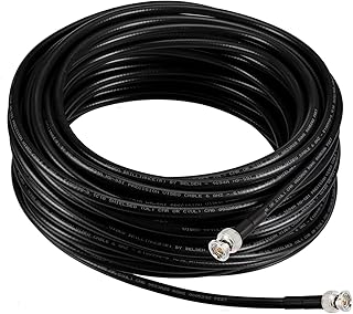 Superbat Long SDI Cable 75ft 3G/6G SDI Cable Heavy Duty BNC to BNC Cable 75 Ohm Belden 1694A Cable Black,Supports HD-SDI/3G-SDI/4K/8K，Precision SDI Video Cable