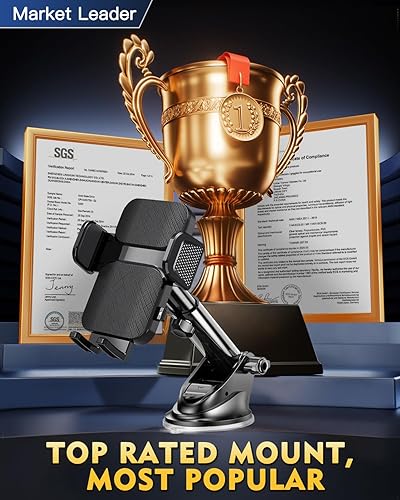 Miniatura 2 de Más fuerte y mejor Soportes de teléfono para tu coche, soporte para teléfono celular Tissidoy nuevo soporte de teléfono celular parabrisas tablero