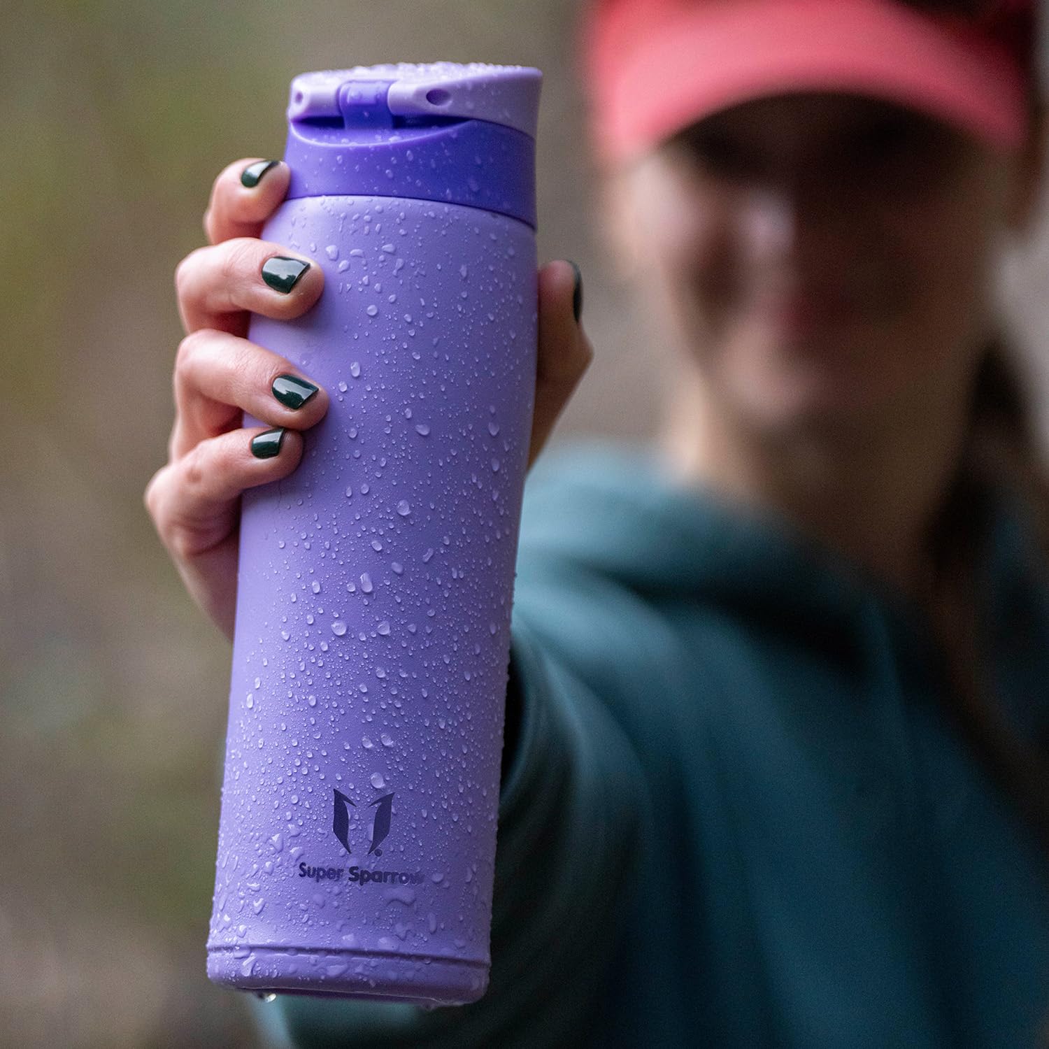 Super Sparrow Insulated Water Bottle, Travel Mug, 500ml, Stainless Steel Water Bottles, BPA Free, Leakproof Metal Bottles - Image 4