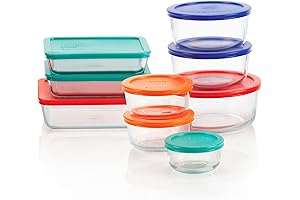 Pyrex Simply Store 9-Pack Glass Food Storage Set