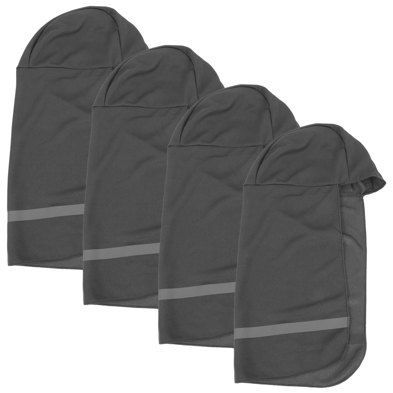 Visera para Casco De Seguridad con Banda Reflectante Gorro De Calavera Refrescante Protector De Cuello Gorro para Actividades Al Aire Rígido Forro De