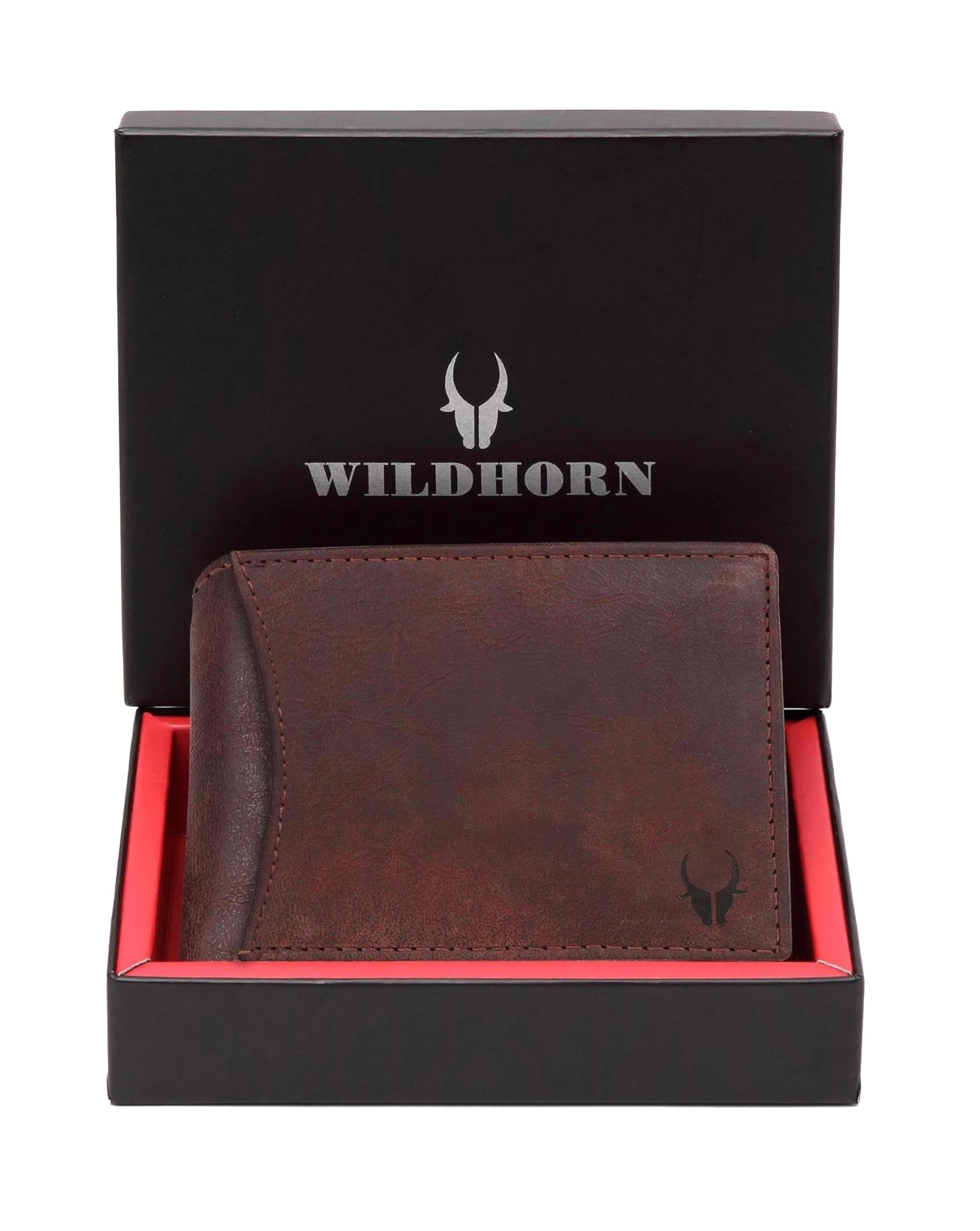 Blue Leather Men's Wallet (WH1173) (Brown Crackle 1)-image-16