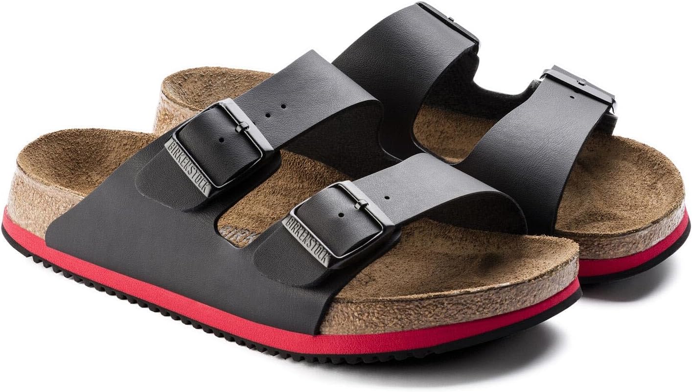 Birkenstock Sandals ''Arizona'' from Birko-Flor in Black 41 EU / 10-10.5 Women / 8-8.5 Men