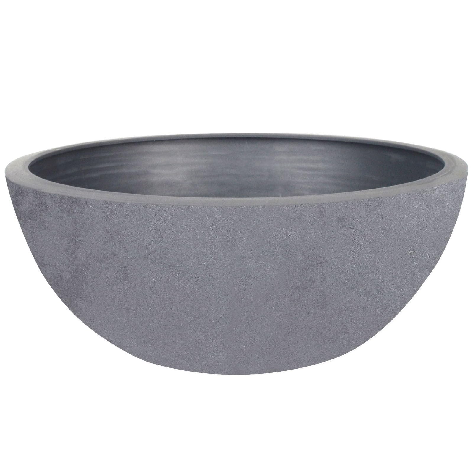 EDA - Basalt'Up umywalka 30 cm - 5,5 L - Wystrój imitacji betonu - Ø 29,5 x wys. 12 cm - Betonowy szary