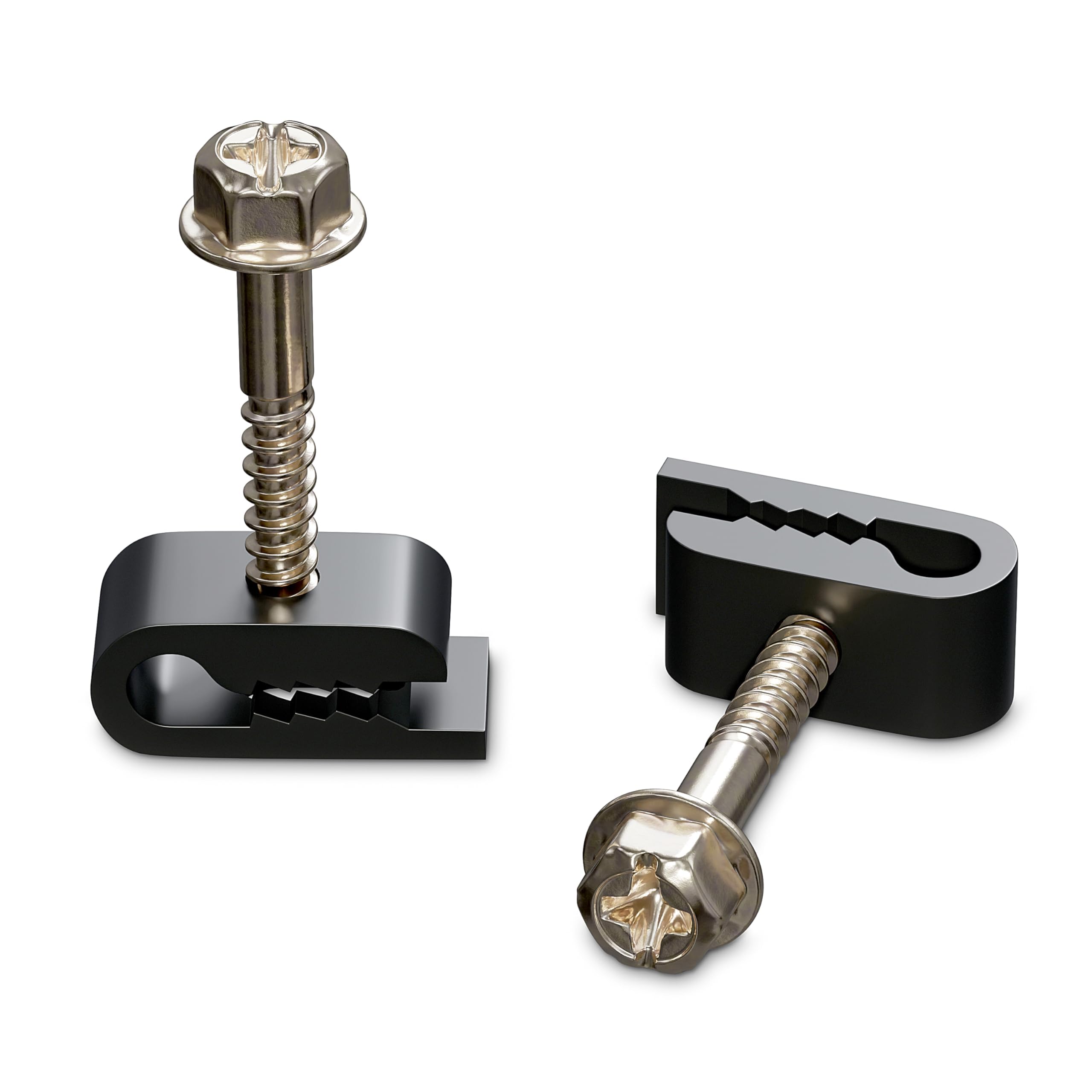 Amazon.com: THE CIMPLE CO Mini Screw-in Cable Clips and Fasteners