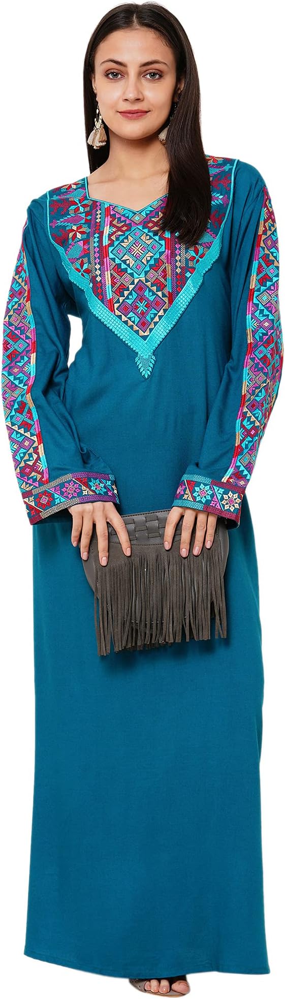 MAXIM CREATION Designer Kaftan Resort Wear Free Size Party Dress