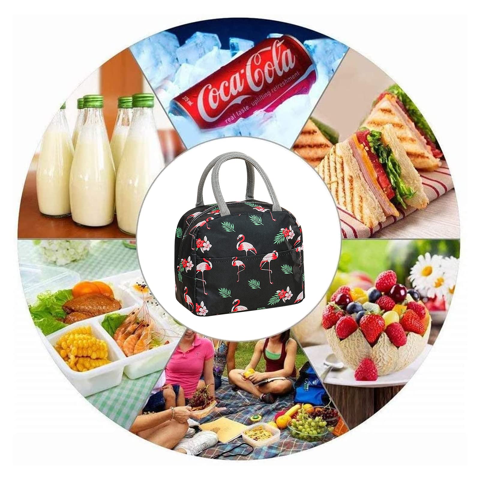 Mecctuck Borsa Termica Pieghevole a Tenuta Stagna per Pranzo Escursionismo Picnic Lavoro
