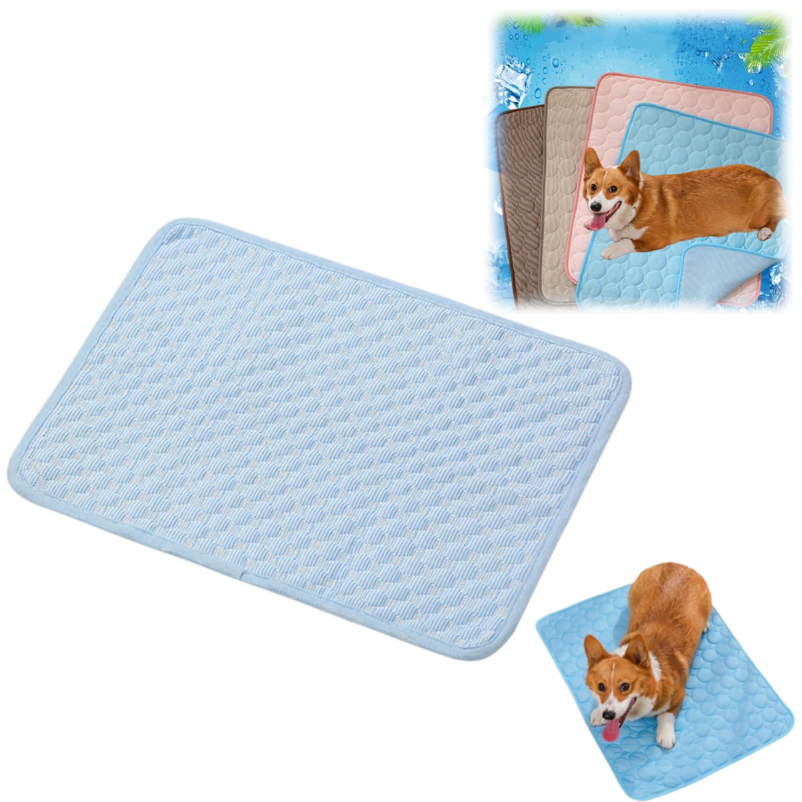 Tapis rafraîchissant intérieur extérieur pour chien grand confort lavable