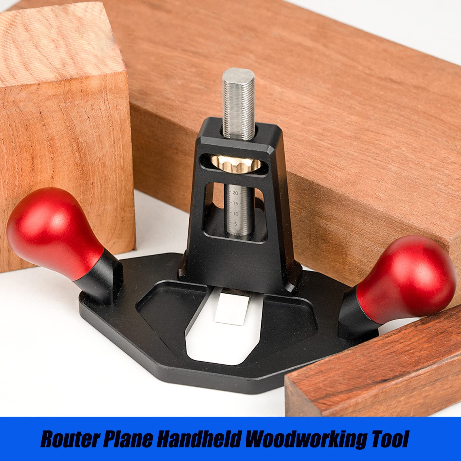 Router a Mano, Router a Mano Hobe Aeroplano Plane Strumento per Lavorazione Legno a Piano Portatile con Acciaio Inossidabile di Alta Qualità per Legno Profondità Regolabile