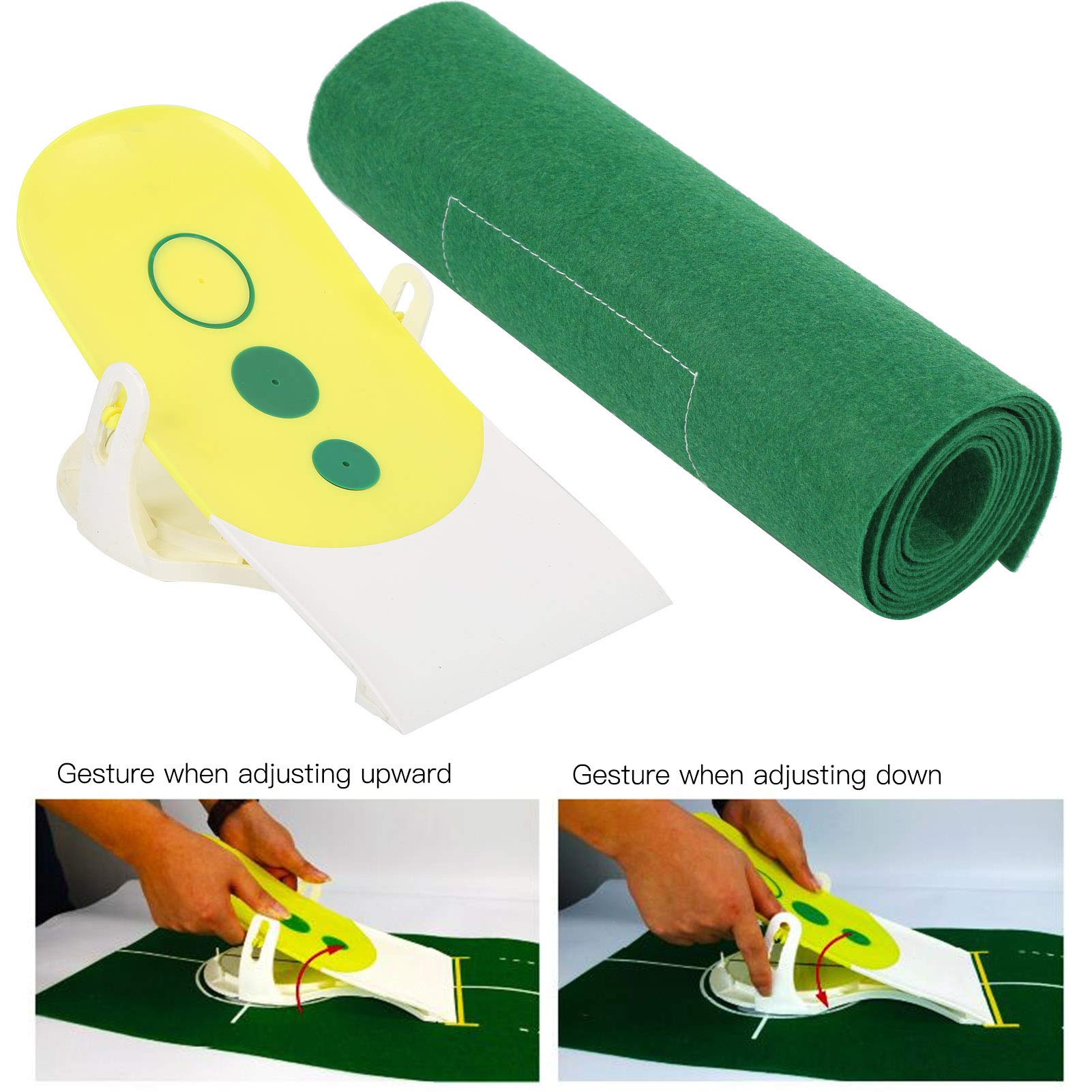 Ball Indoor Simulation Putter Trainer, Non Woven Fabric Stainless Steel, Multifunctional Ball Practice Aid