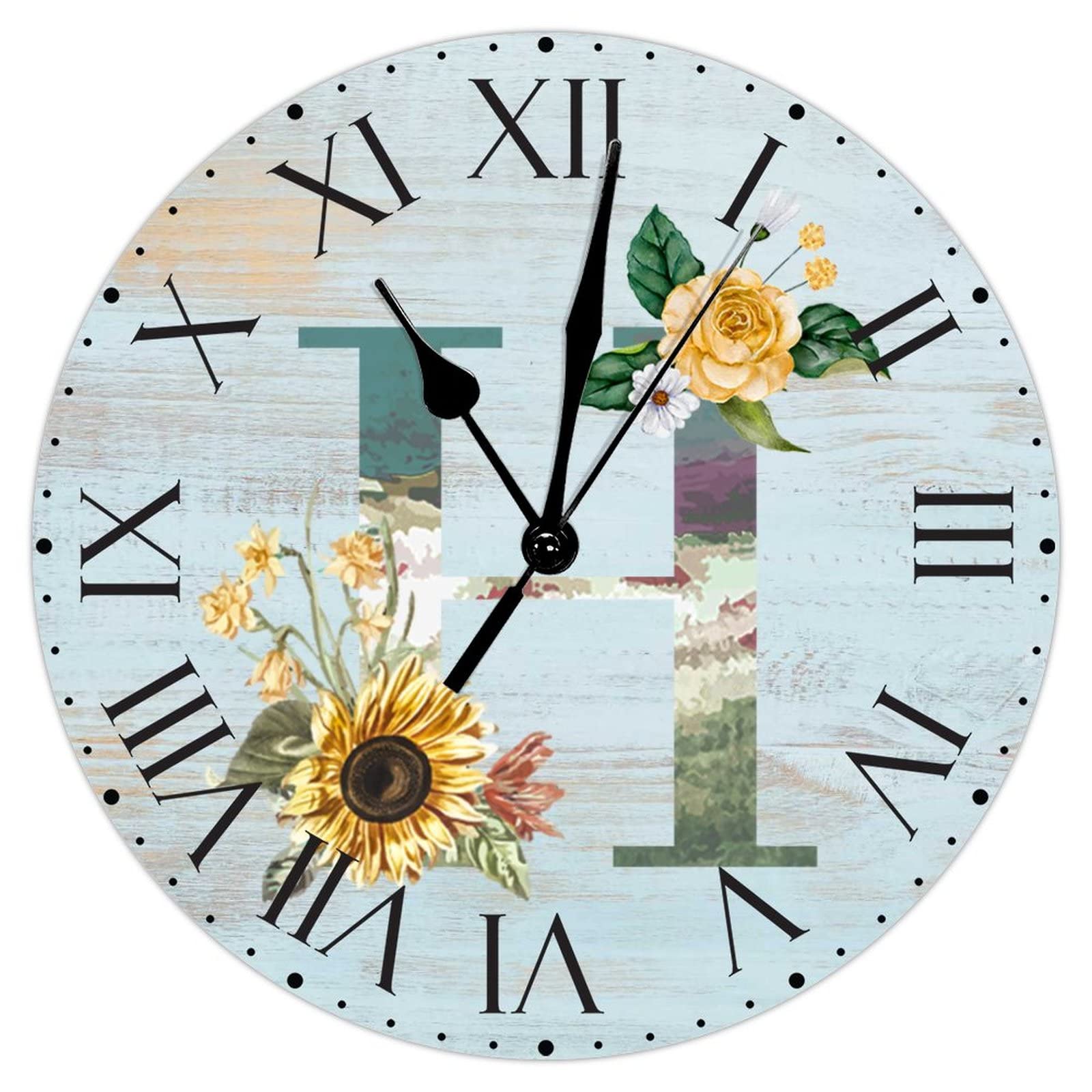 Horloge sans tic-tac en PVC pour retrouver le sommeil au calme
