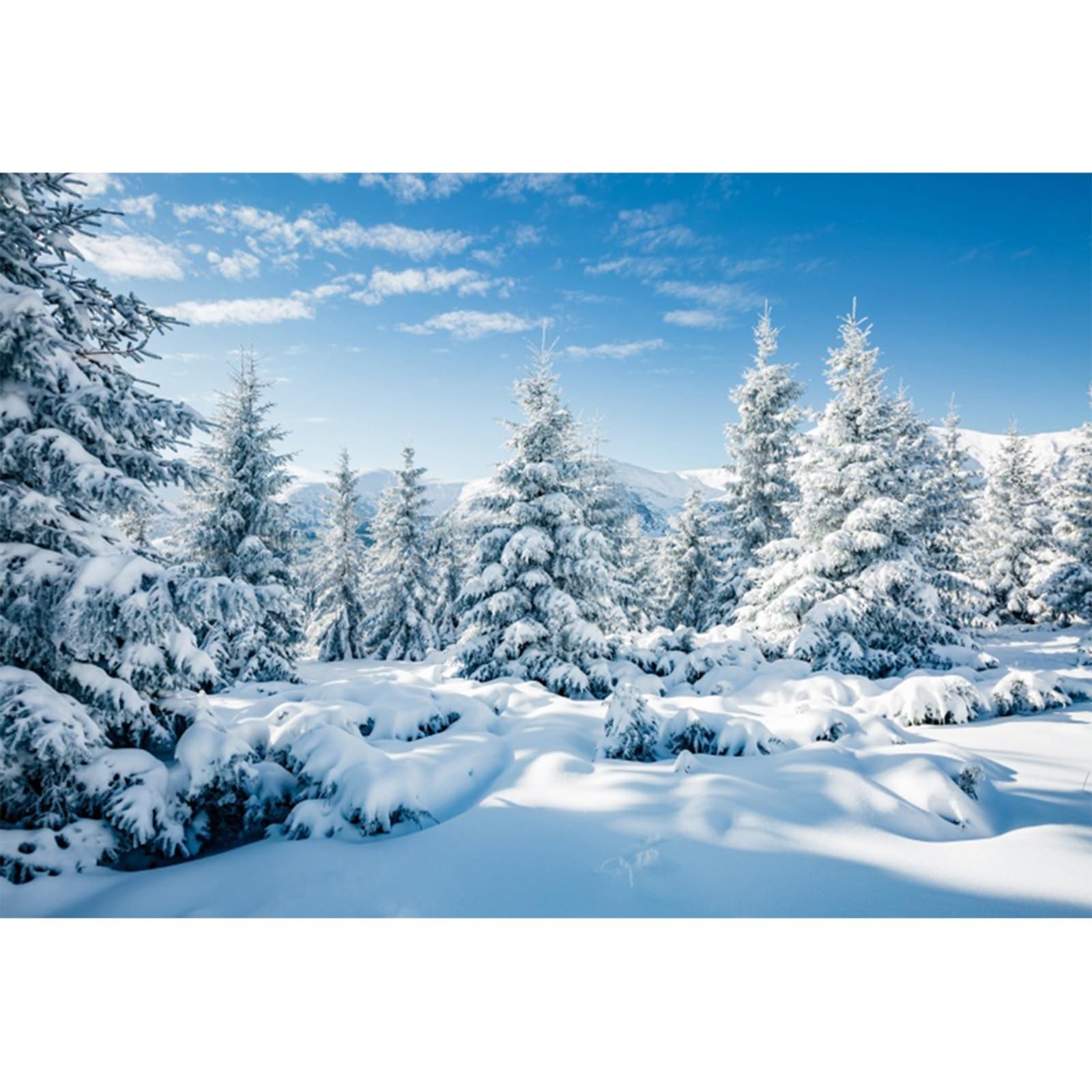 YongFoto 4,5x3m Vinile Sfondo Fotografico Xmas Albero Natale innevato rurale Merry Fondale Foto Festa Bambini Boby Nozze Adulto Partito Studio Fotografico Puntelli