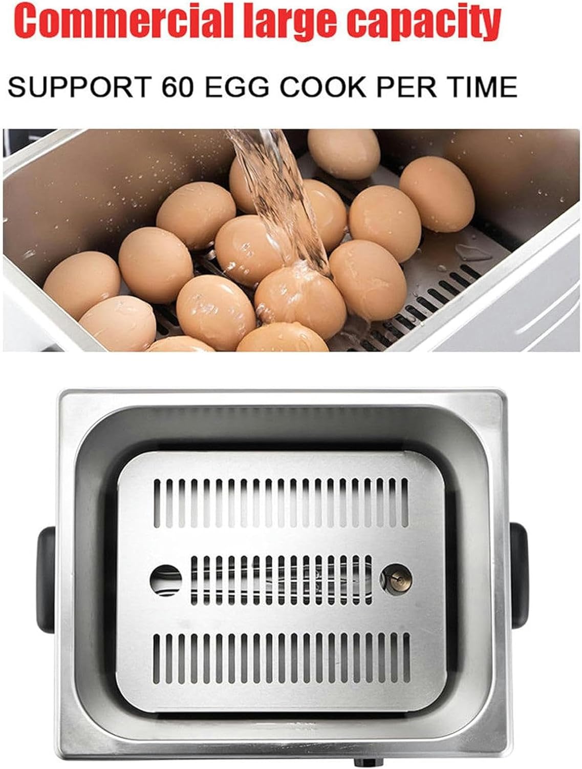 Commercial Egg Beater Hot Spring Egg Snack Equipment Fully Automatic 30-110° Constant Temperature Control Machine