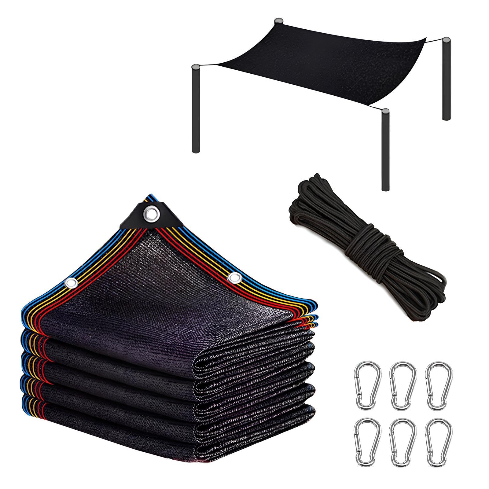 Filet antigel pour tomates et ombrage de terrasse en toile noire