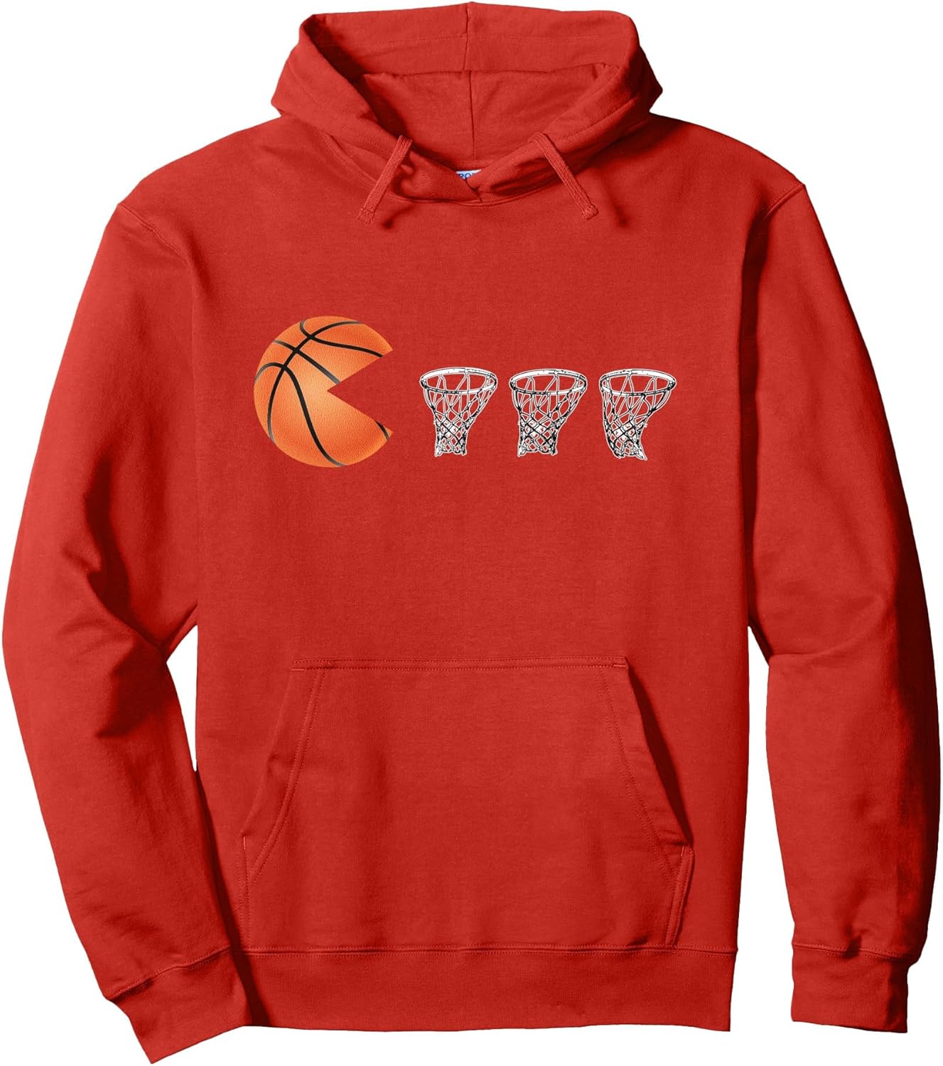 Funny Basketball Buckets For Men Boys Pullover Hoodie