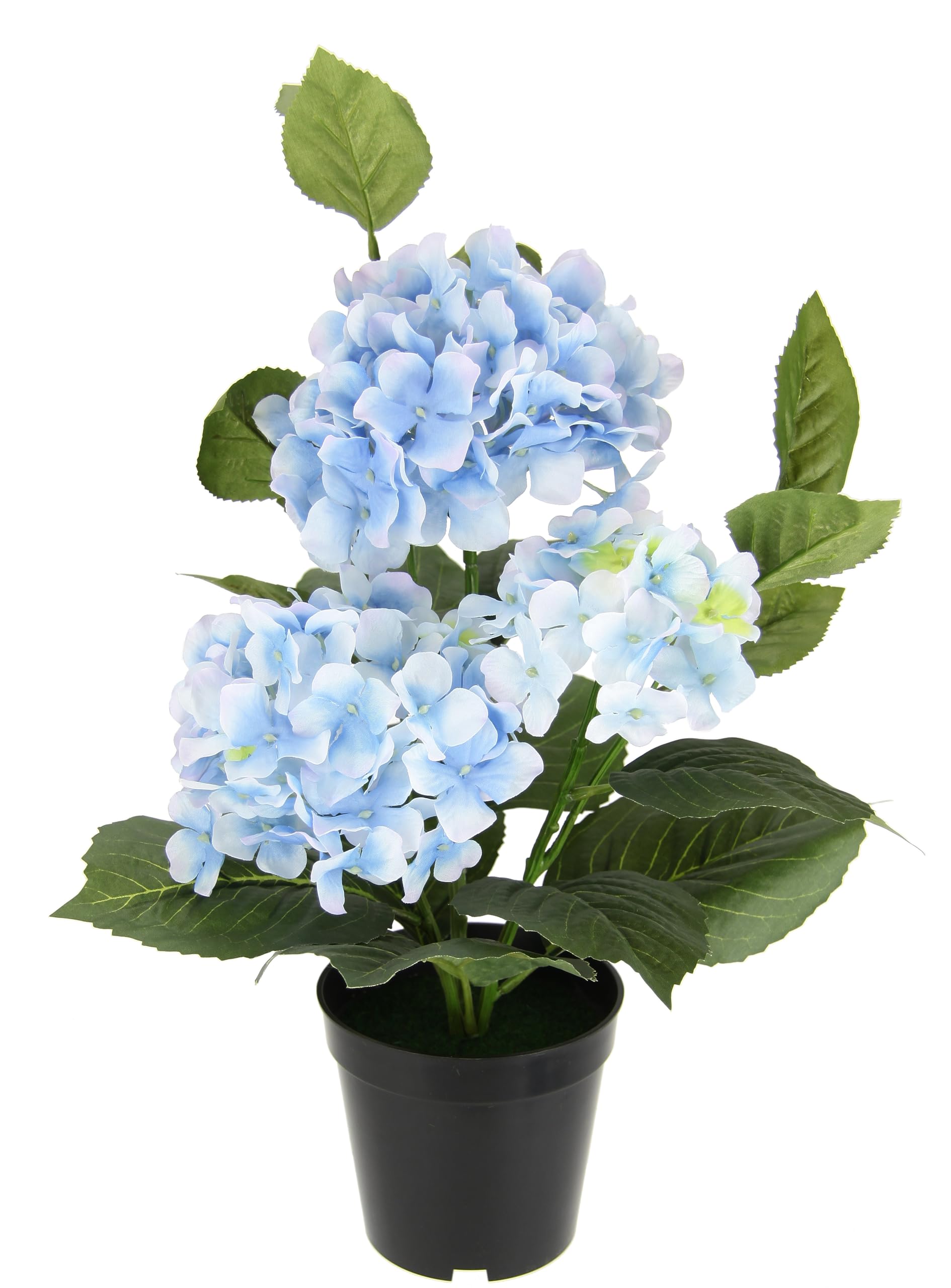 Flair Flower Azul Hortensia Artificial En Maceta, Flores Artificiales, Arbusto De Hortensias, Planta Artificial, Planta De Balcón, Arbusto, Planta Artificial, Decoración De Terraza, Planta En Maceta, Boda,