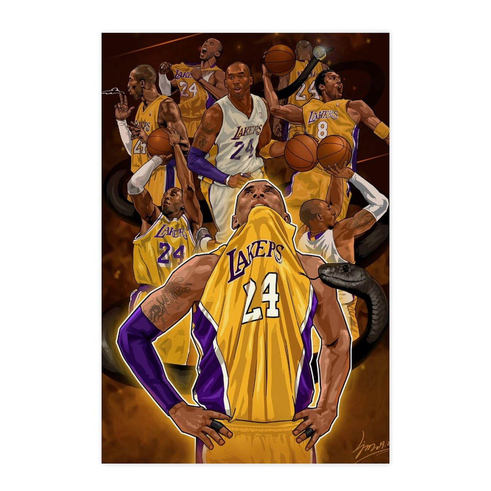 Amazon.co.jp: NBA コービー・ブライアントB (47) コビー