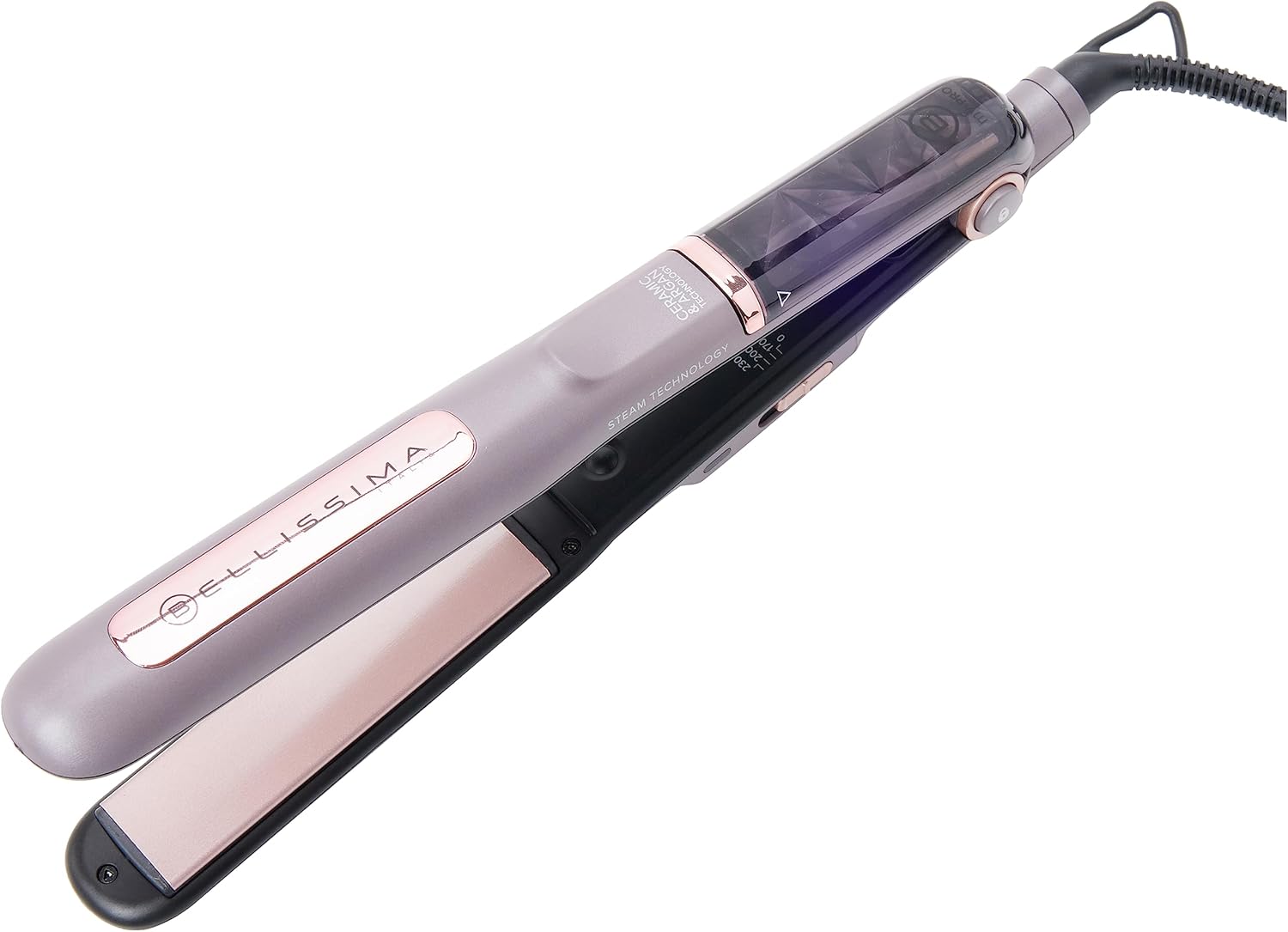 Bellissima Imetec Stoomstrijkijzer met keramische coating en arganolie, 3 temperaturen, snel opwarmen, oscillerende platen, automatische uitschakeling