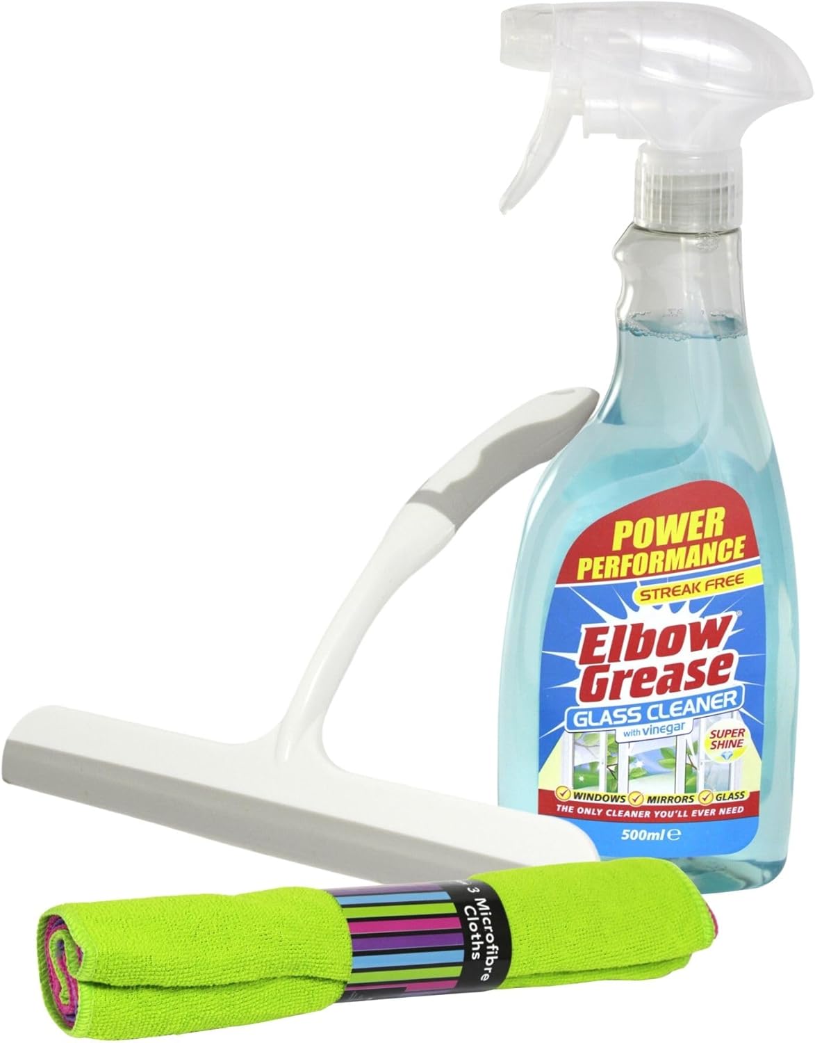 Window Cleaning Equipment Kit Bundle Includes Elbow Grease Glass