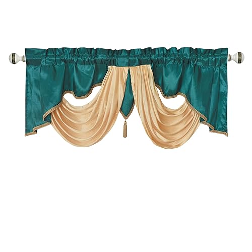 Teal And Gold Curtains Amazon Com