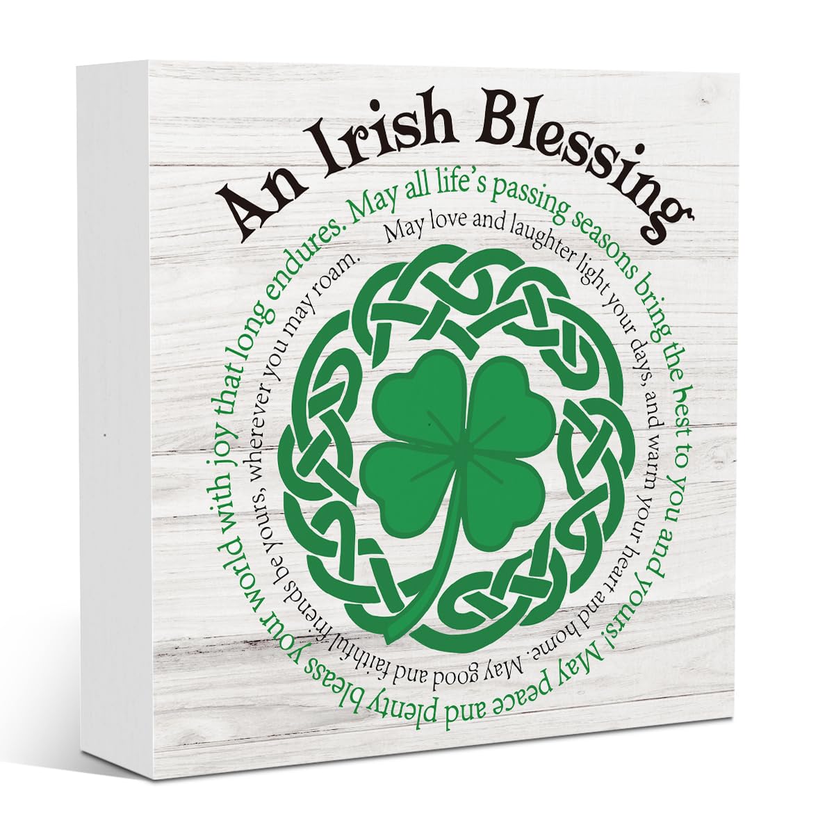 St Patricks Day Decorations Irish Blessing Decor St Patricks Day Shamrock Decorations for Home St PatrickS Day Table