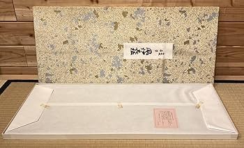 ▽Bi1060 在銘 炉用長板 漆塗 茶道具 敷板 共箱 木箱 nagaita-7_1.jpg