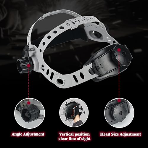 Miniatura 4 de Casco de soldadura, casco de repuesto para casco de soldadura, accesorios para casco de soldadura con banda para el sudor para casco de agujero