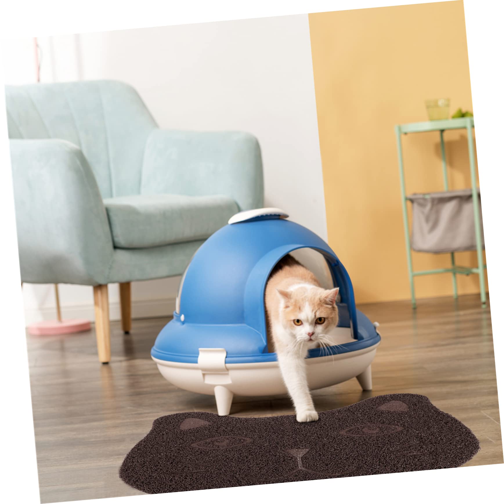 Sosoport 2 Sätze Katzenstreu Matte Katzentrainingsband Welpen Pads Katzenspielzeug Katzenstreu Fangmatte Katzenhängematte Katzenstreu Groß Kratzmatte Für Katzen Pvc 2 Stück * 2